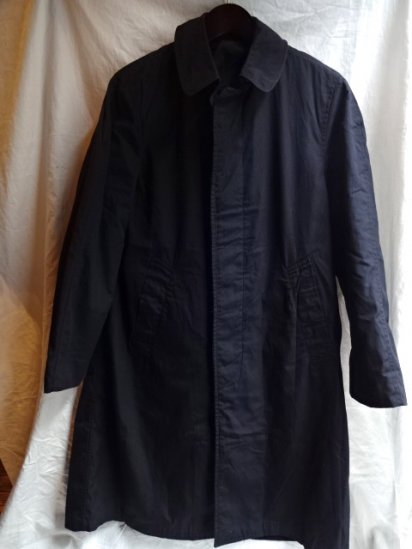 70's Vintage US NAVY Rain Coat Black /A - ILLMINATE Official