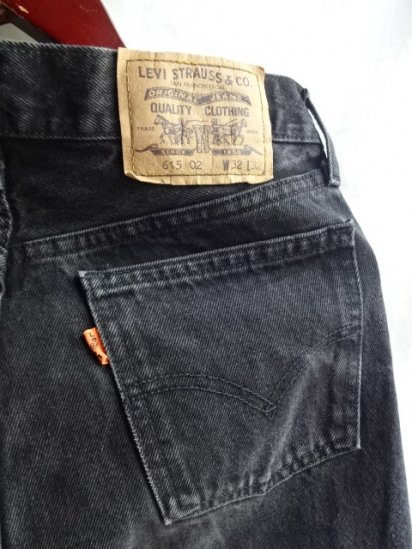 90's Old Levi's 615 Black Made in U.K /A - ILLMINATE Official 