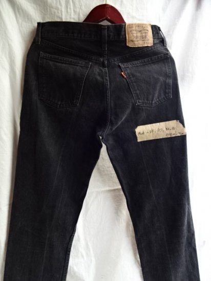 90's Old Levi's 615 Black Made in U.K /A - ILLMINATE Official 