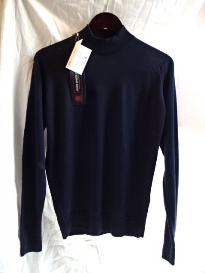 John Smedley Extra Fine Merino Wool Knit HARCOURT PULLOVER Made in England