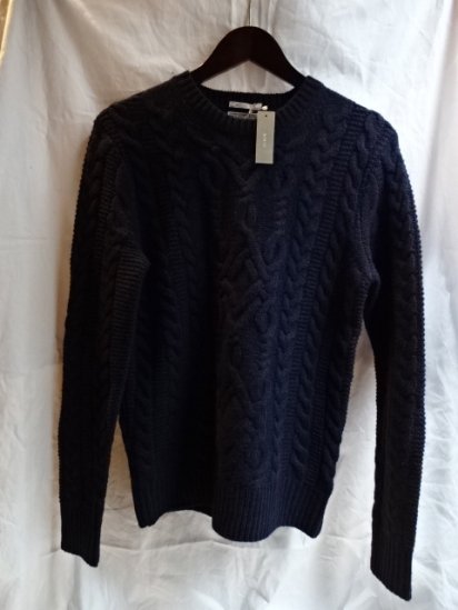 WALLACE & BARNES by J.Crew Shetland Wool Cable Knit Sweater