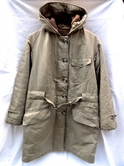 60～70's Vintage GRENFELL x Abercrombie & Fitch Boa Coat