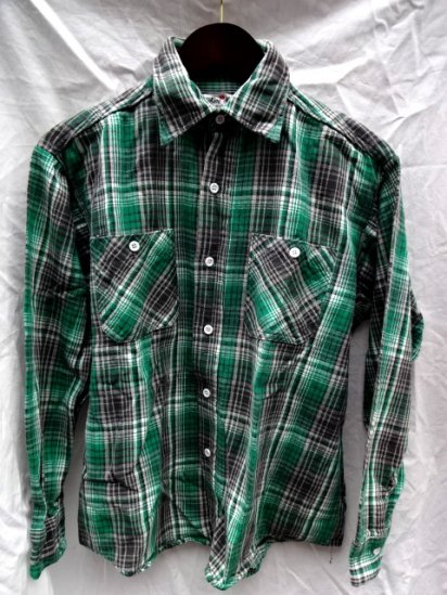 60's Vintage King kole Cotton Flannel Shirts