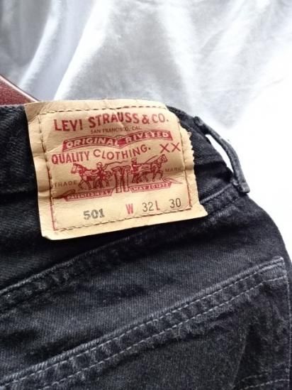 90's Old Levi's 501 Black Made in Canada /6 - ILLMINATE