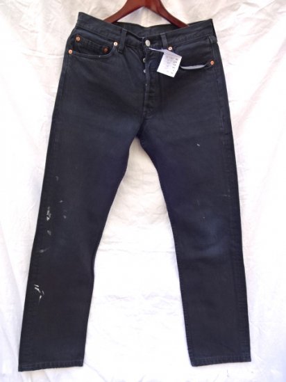 90's Old Levi's 501 Made in U.K Black / 2