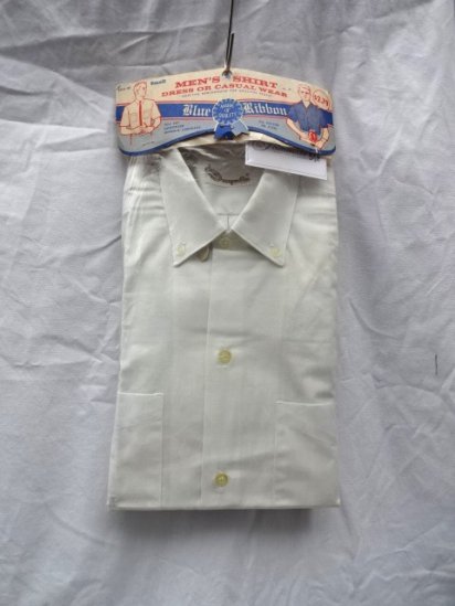 60's Vintage Dead Stock ALL COTTON Short Sleeve Shirts Made in USA /2