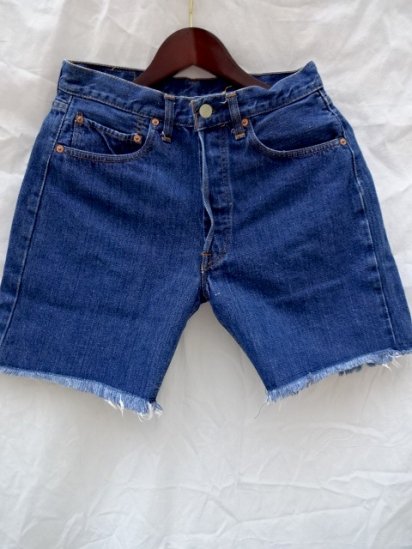 70's Vintage LEVI'S 501 66  Cut off