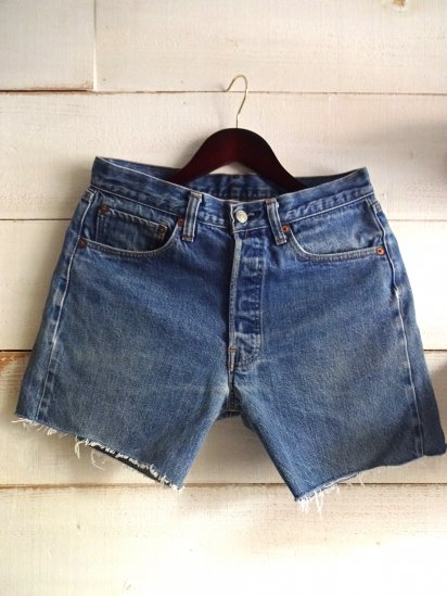 7080's Vintage LEVI'S 501 66 Cutoff MADE IN U.S.A