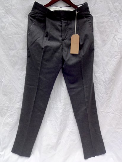 RICHFIELD Made in JAPAN Wool Trousers T-2 Charcoal