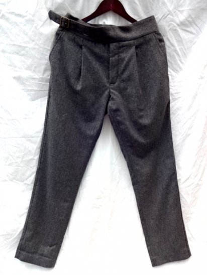 S.E.H KELLY West Yorkshire Flecked Wool Standard Trousers Made in ...