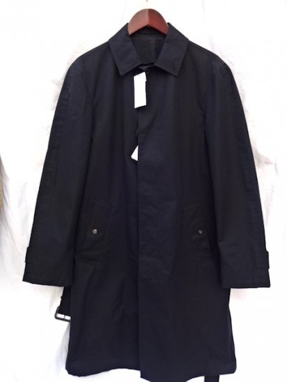 <img class='new_mark_img1' src='https://img.shop-pro.jp/img/new/icons50.gif' style='border:none;display:inline;margin:0px;padding:0px;width:auto;' />MARGARET HOWELL Ventile Fabric Balmacaan Coat Made in Italy Black