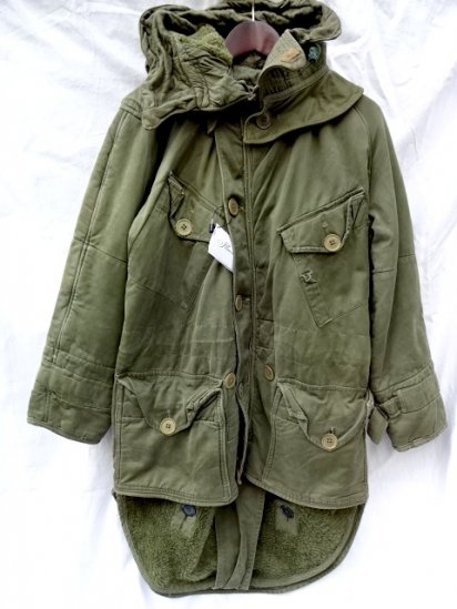 50's Vintage British Army Cold Weather Middle Parka Size4