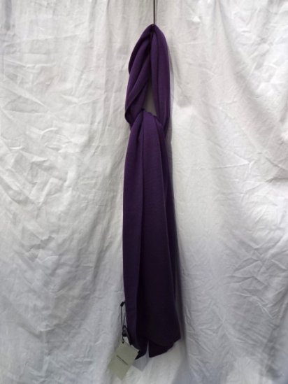 John Smedley Merino Wool Muffler Purple