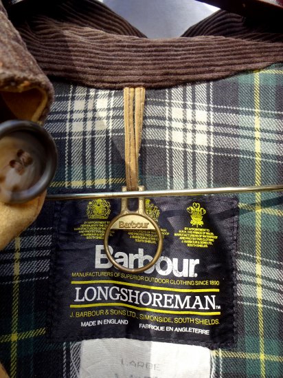 3 Crest Old Tag Vintage Barbour Longshoreman MADE IN ENGLAND