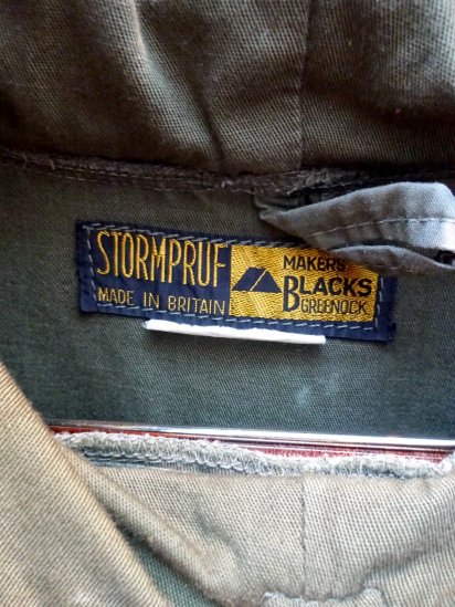 60's Vintage BLACKS OF GREENOCK STORMPRUF Ventile Smock Made in ...