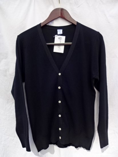<img class='new_mark_img1' src='https://img.shop-pro.jp/img/new/icons50.gif' style='border:none;display:inline;margin:0px;padding:0px;width:auto;' />Gicipi Cotton Knit Cardigan Made in Italy Black SALE!! 7,800  5,460 + Tax