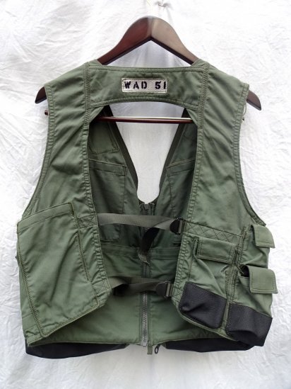 90's ～ RAF (Royal Air Force) Survival Vest /Green - ILLMINATE 