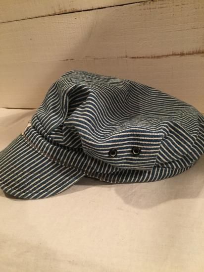 60～70's Vintage Lee Hickory Work Cap Made in U.S.A - ILLMINATE 