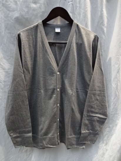 <img class='new_mark_img1' src='https://img.shop-pro.jp/img/new/icons50.gif' style='border:none;display:inline;margin:0px;padding:0px;width:auto;' />Gicipi Cotton Jersey Cardigan Made in Italy GraySALE!! 5,800  4,060 +tax