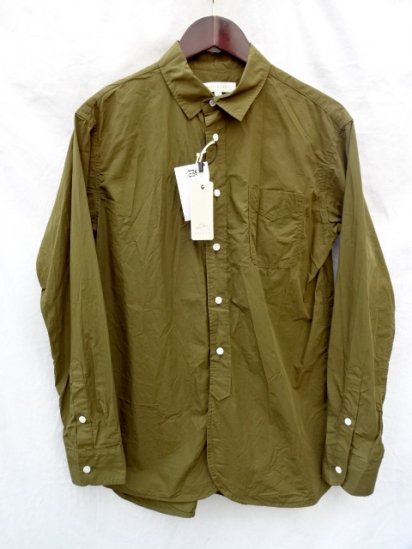 KESTIN HARE Cotton Poplin LIVERPOOL WORK SHIRT Made in JAPAN