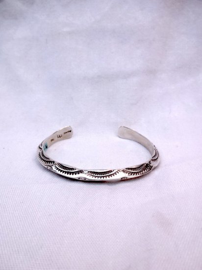 Navajo Tribe Sterling Silver Bracelet <BR> MADE IN U.S.A
