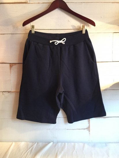 Made in Britain (Engaland/UK) Sweat Shorts Navy<BR>SALE! 5,800 + Tax → 3,480 + Tax