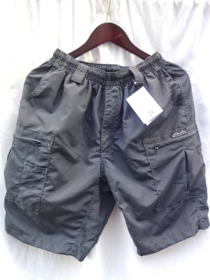 MOCEAN Long Pursuit Shorts Made in U.S.A <BR>Charcoal