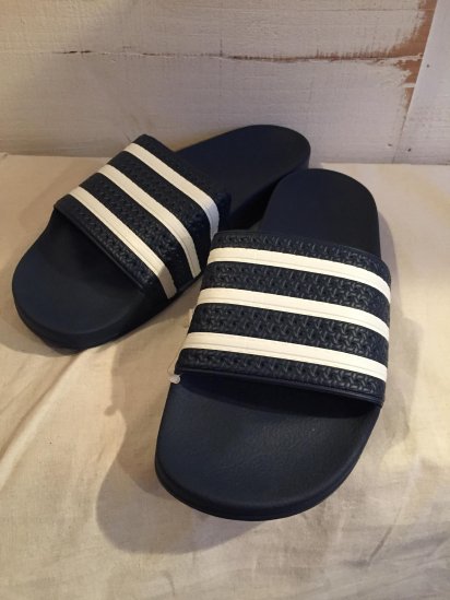 adidas ADILETTE Made in Italy Navy x White<BR>SPECIAL PRICE! 3,000 + Tax