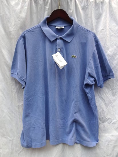 80-90's Vintage Made in France Lacoste Polo Shirts Blue / 28