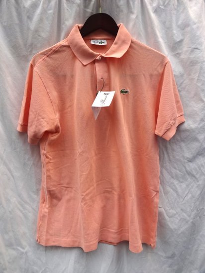 80's Vintage Made in France Lacoste Polo Shirts Pink / 29