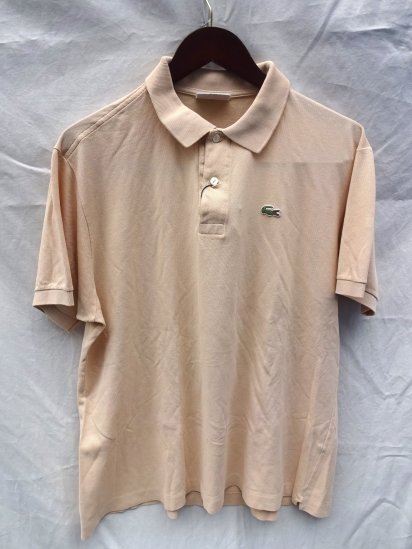 80's Vintage Made in France Lacoste Polo Shirts Beige / 30