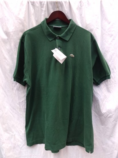 80's Vintage Made in France Lacoste Polo Shirts Green / 31