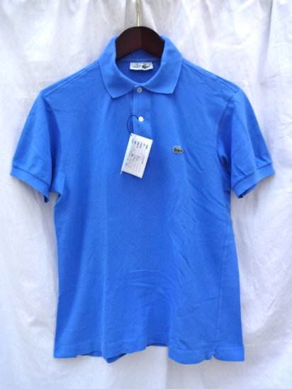 70's Vintage Made in France Lacoste Polo Shirts Blue / 37