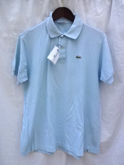 80's Vintage Made in France Lacoste Polo Shirts Sax / 36