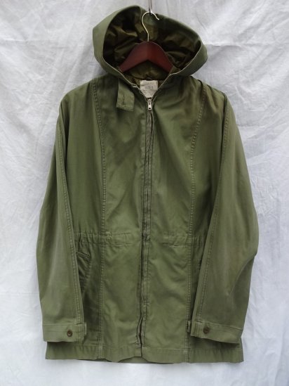 60's Vintage British Army Parka Woman's Working Dress Olive