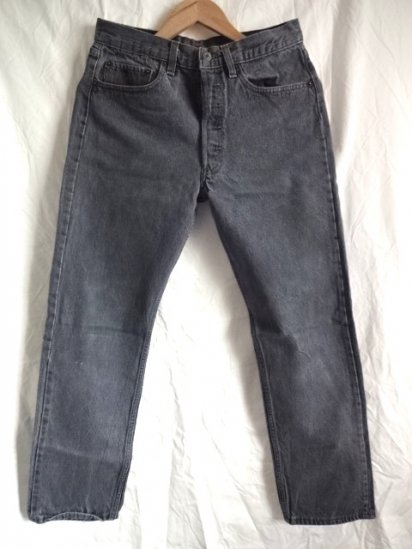 90's Old Levi's 501 Black Made in U.S.A / 10