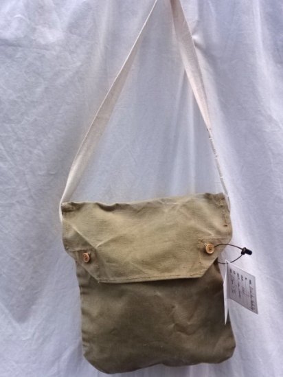 40's Vintage Dead Stock British Army Cotton Canvas Shoulder Bag