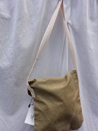 40's Vintage Dead Stock British Army Cotton Canvas Shoulder Bag