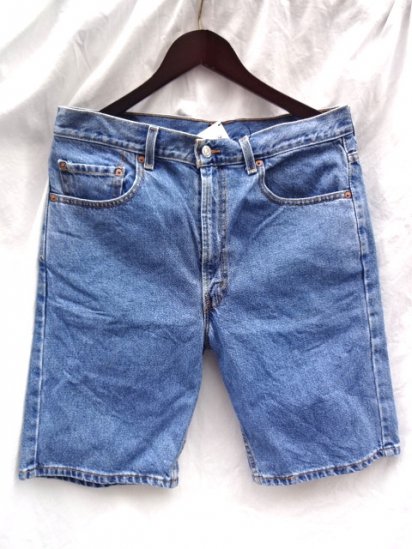 90's00's Old LEVI'S 505 Denim Shorts Made in Mexico /2