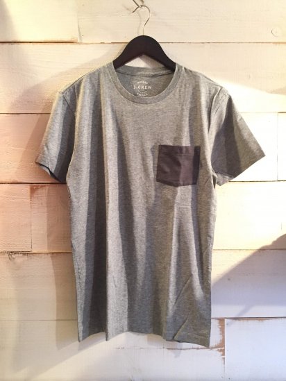 <img class='new_mark_img1' src='https://img.shop-pro.jp/img/new/icons50.gif' style='border:none;display:inline;margin:0px;padding:0px;width:auto;' />J.Crew 2 Tone Pocket Tee Gray<BR>SPECIAL PRICE !! 1,900 + Tax