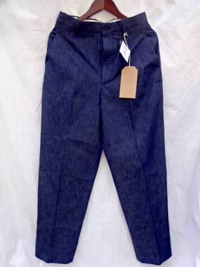RICHFIELD D-4 Light oz Zimbabwean Cotton Denim Trousers Made in JAPAN Indigo