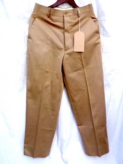 RICHFIELD C-4 Superior Pima Cotton Chino Trousers MADE IN JAPAN Khaki