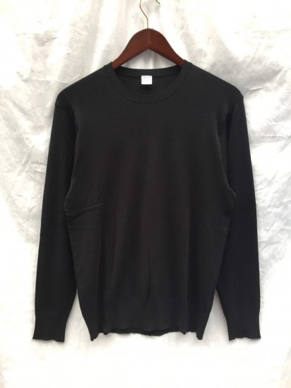 Gicipi Cotton Knit Made in Italy Black