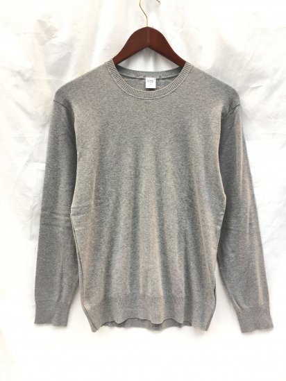 Gicipi Cotton Knit Made in Italy Gray