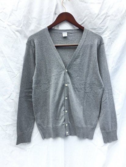 Gicipi Cotton Knit Cardigan Made in Italy Gray SALE!! 6,800  4,760 +tax