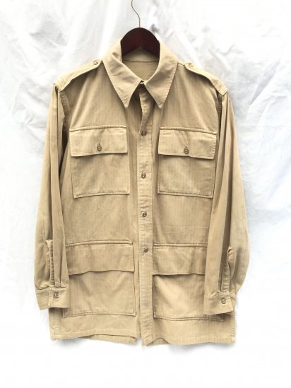 40s Vintage British Army Safari (Bush) Jacket American Made? Khaki / 3