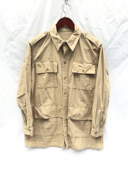 40s Vintage British Army Safari (Bush) Jacket American Made? Khaki / 4