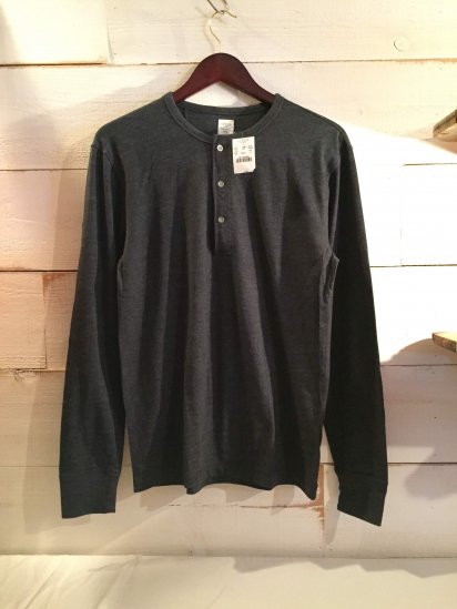 J.Crew Henley Neck Shirts Charcoal<BR>SPECIAL PRICE !! 3,800 + Tax