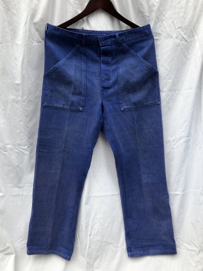 最新作の  濃紺 pants work 1940s DUTTY 【限定値下】DOUBLE デニム/ジーンズ