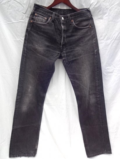 90's Old Levi's 501 Black Made in U.S.A / 11